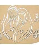 Décoration murale Nativity dorée - 120x2x60 cm