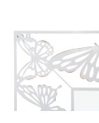 Miroir mural Butterfly blanc - 85x1x115 cm