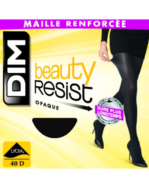 3 Collants Beauty Resist Opaque 40 deniers noirs