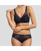 Culotte Essentiel Generous en dentelle bleu infini