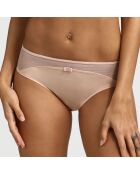 Culotte Generous Limited Edition en microfibre nude pailleté