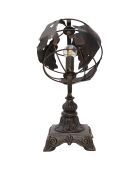 Lampe de table World Industry marron - 24x20x40 cm