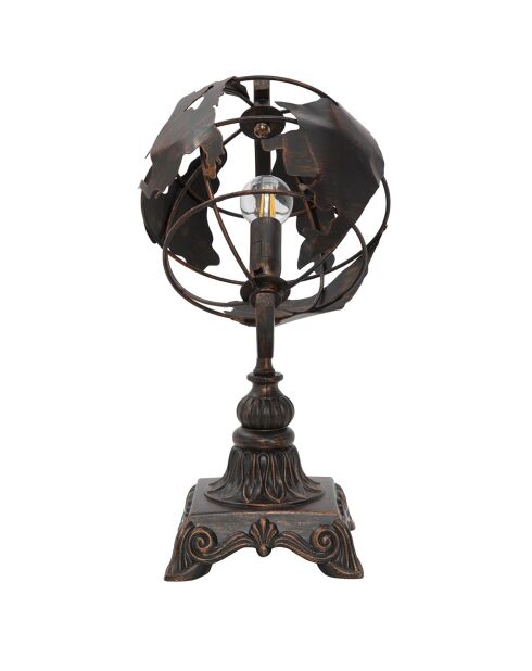Lampe de table World Industry marron - 24x20x40 cm