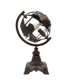 Lampe de table World Industry marron - 24x20x40 cm