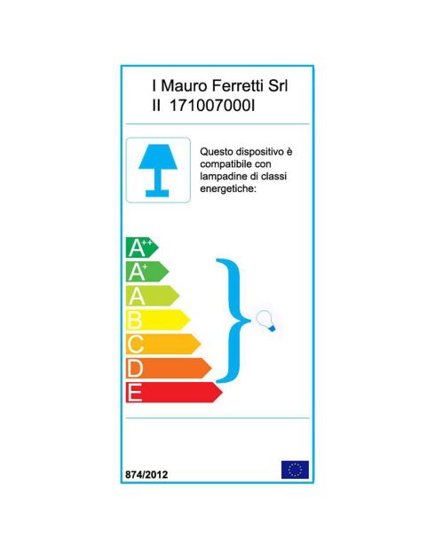 Lampe de table World Industry marron - 24x20x40 cm