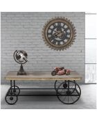 Lampe de table World Industry marron - 24x20x40 cm