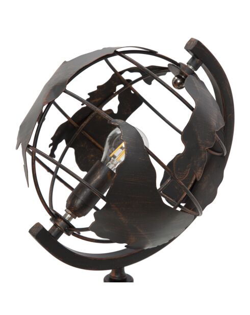 Lampe de table World Industry marron - 24x20x40 cm