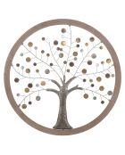 Décoration murale Tree Of Life multicolore - D.80x2 cm