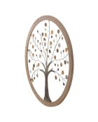 Décoration murale Tree Of Life multicolore - D.80x2 cm