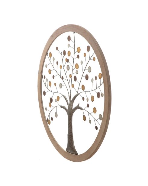 Décoration murale Tree Of Life multicolore - D.80x2 cm