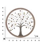 Décoration murale Tree Of Life multicolore - D.80x2 cm
