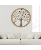 Décoration murale Tree Of Life multicolore - D.80x2 cm