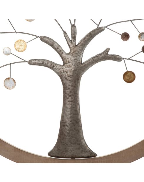 Décoration murale Tree Of Life multicolore - D.80x2 cm