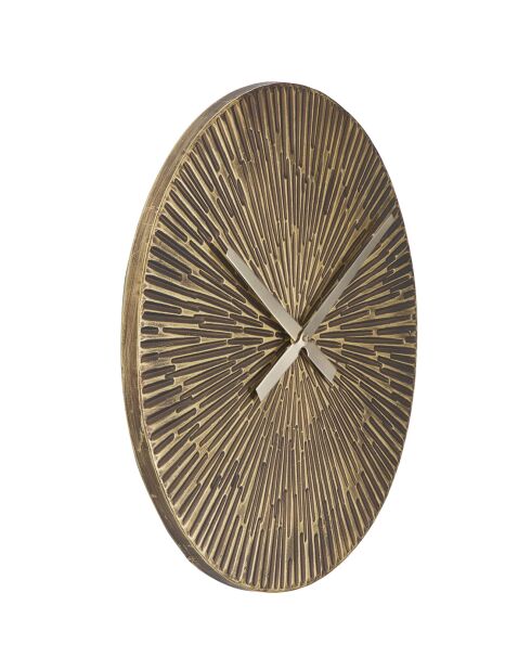 Horloge murale Opis bronze - 50x3.5x50 cm