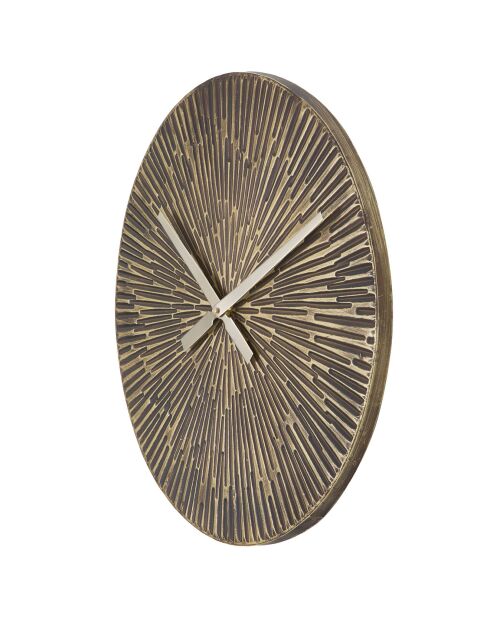 Orologio da parete Opis in bronzo - 50x3,5x50 cm