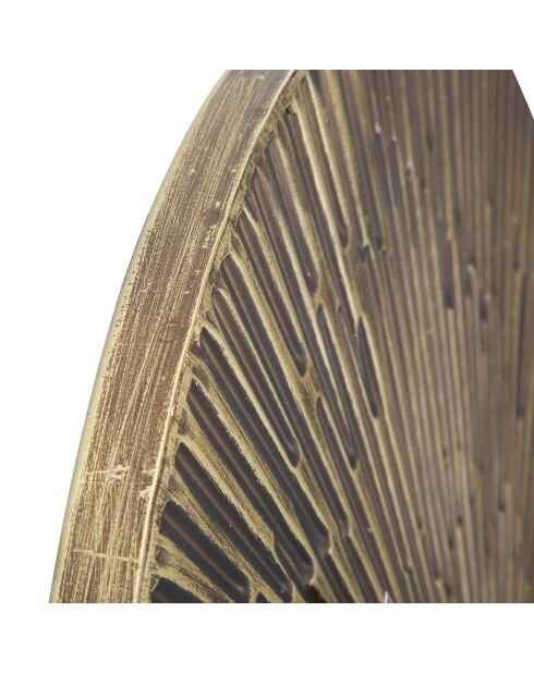 Orologio da parete Opis in bronzo - 50x3,5x50 cm