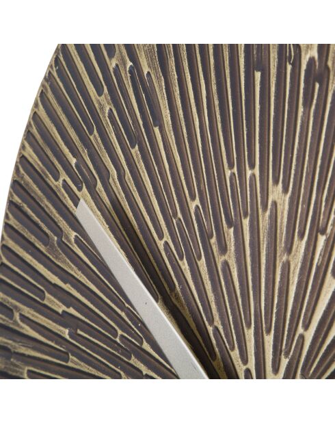 Orologio da parete Opis in bronzo - 50x3,5x50 cm