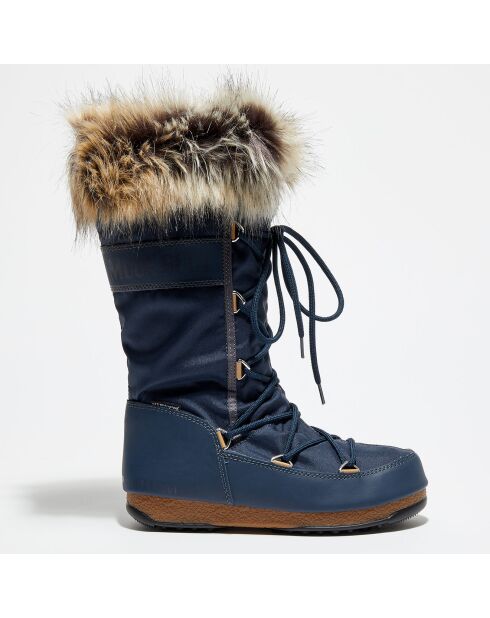 Boots Après-ski intérieur fausse fourrure Monaco  bleues
