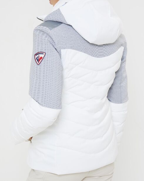 Veste de ski Supercorde blanc/gris