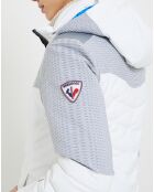 Veste de ski Supercorde blanc/gris