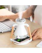 Humidificateur diffuseur d'arômes et chargeur sans fil 3-en-1 misvolt