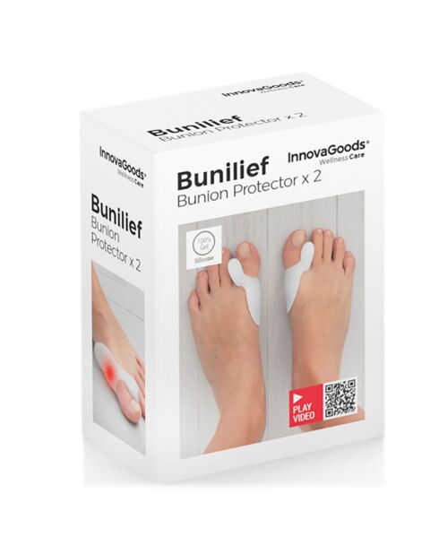 2 Correcteurs et protecteurs pour durillons en silicone bunilief