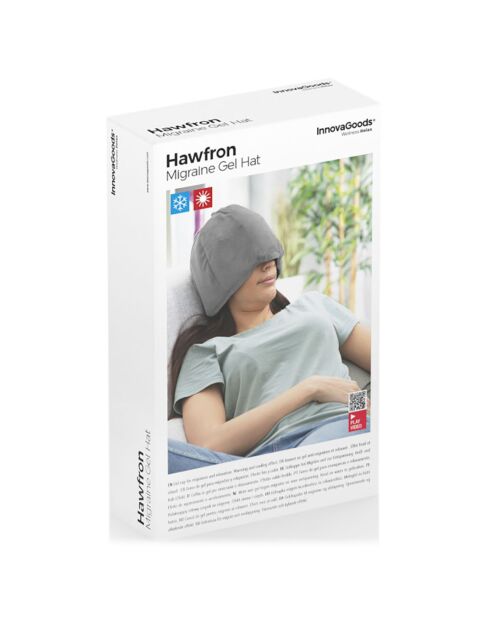 Bonnet en gel pour la migraine et la relaxation hawfron