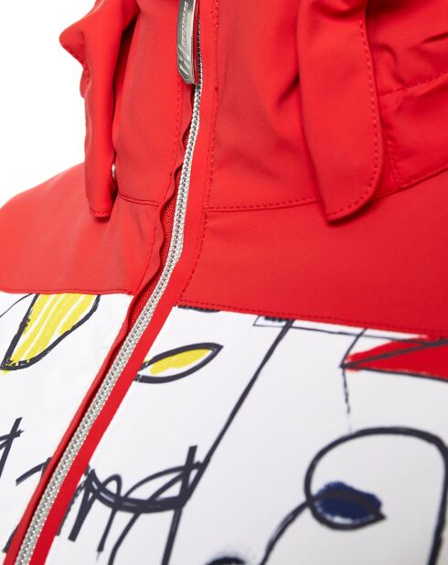 Veste de ski Ecandies rouge
