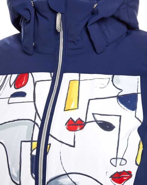 Veste de ski Ecandies bleue
