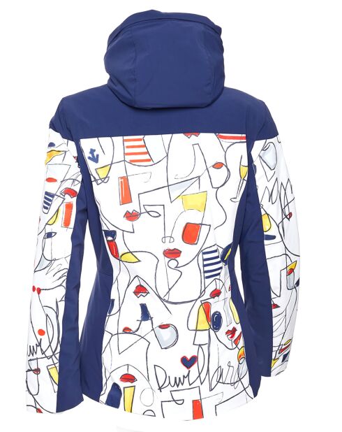 Veste de ski Ecandies bleue