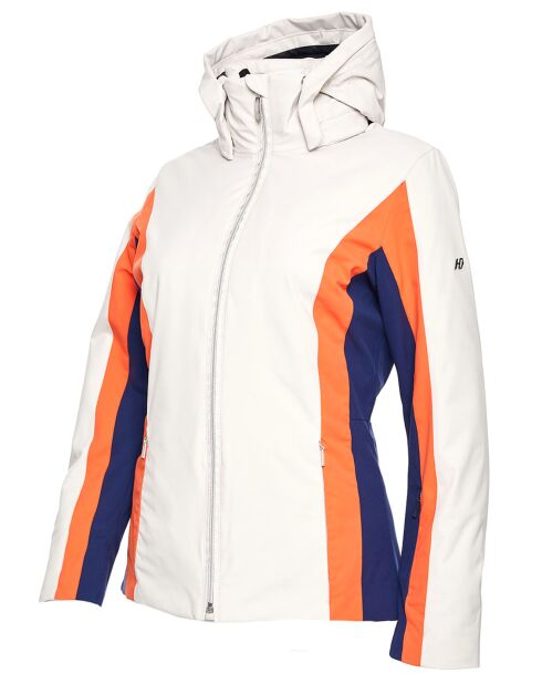 Veste de ski Sella écru/orange