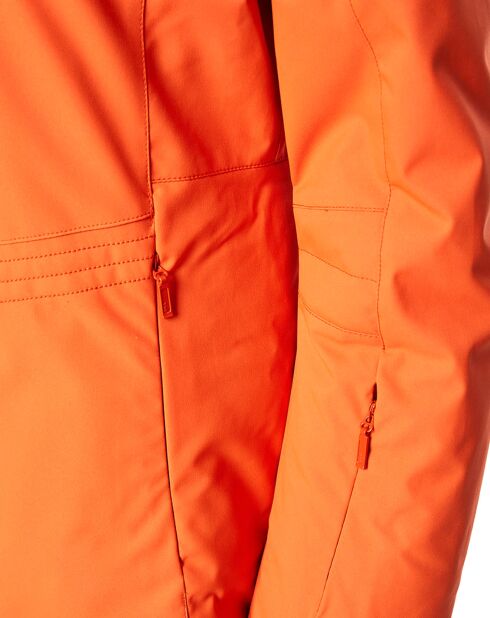 Veste de ski Triolet fausse fourrure orange