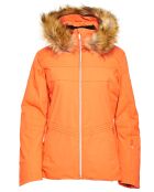 Veste de ski Triolet fausse fourrure orange