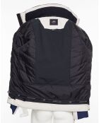 Veste de ski Villard écru/bleu marine