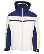 Veste de ski Villard écru/bleu marine