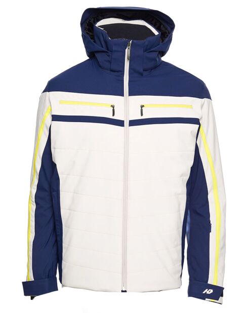 Veste de ski Villard écru/bleu marine