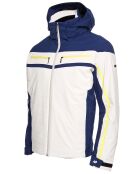 Veste de ski Villard écru/bleu marine
