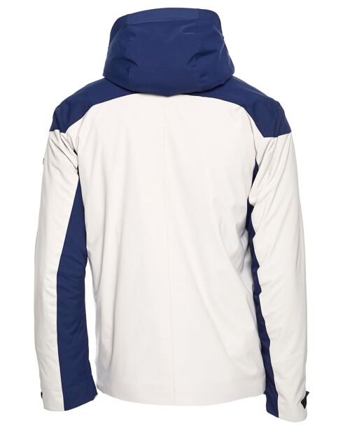 Veste de ski Villard écru/bleu marine