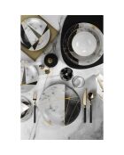 Service de table en Porcelaine multicolore - 24 pièces