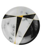 Service de table en Porcelaine multicolore - 24 pièces