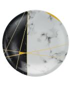 Service de table en Porcelaine multicolore - 24 pièces