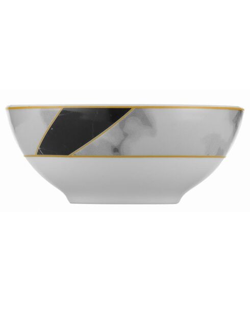 Service de table en Porcelaine multicolore - 24 pièces
