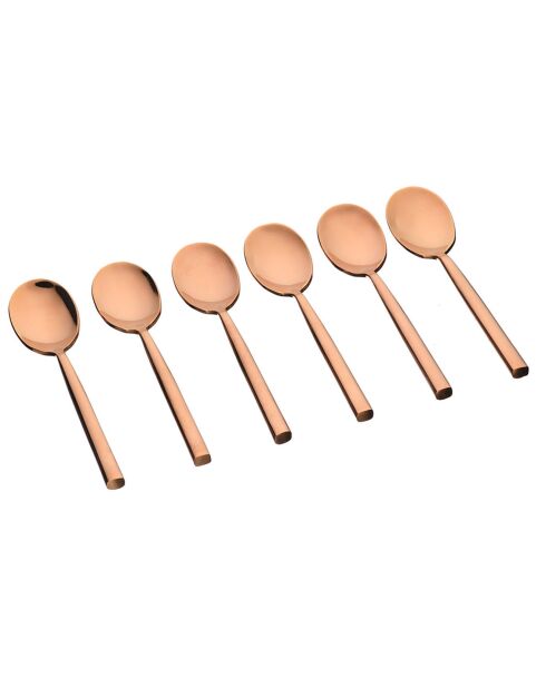 6 Petites cuillères Nils cuivrées