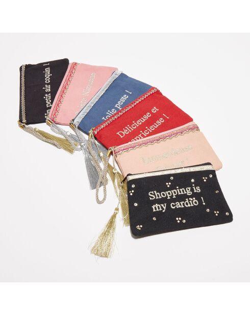 Pochette Aude coloris aléatoire 11x16.5 cm