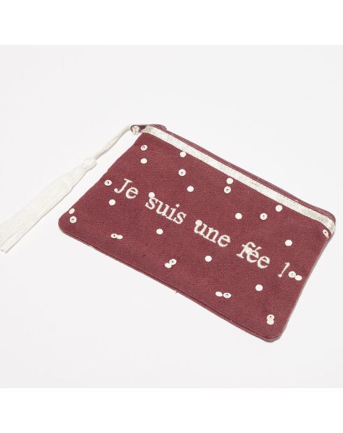 Pochette Aude coloris aléatoire 11x16.5 cm