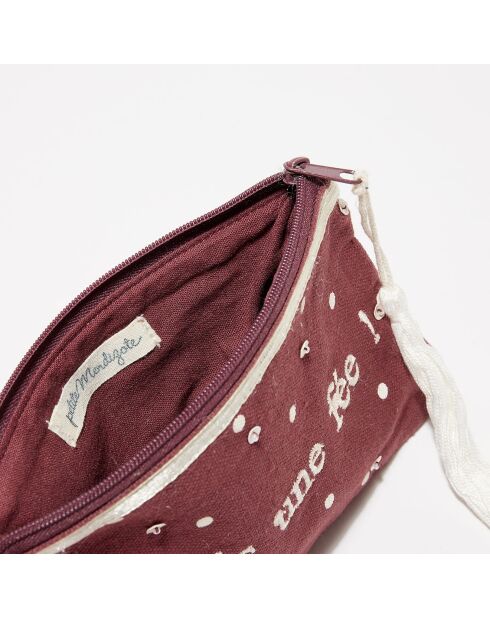 Pochette Aude coloris aléatoire 11x16.5 cm