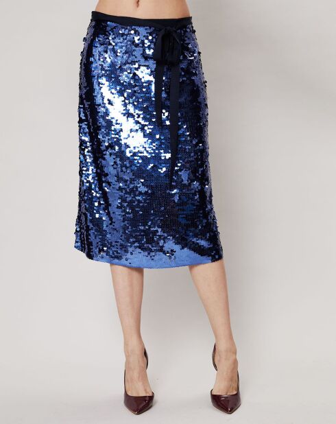 Jupe Sequins bleue