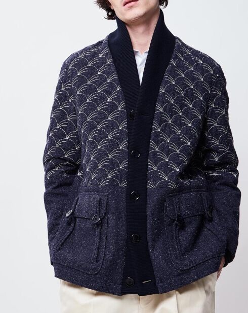 Blouson en Laine mélangée Max marine