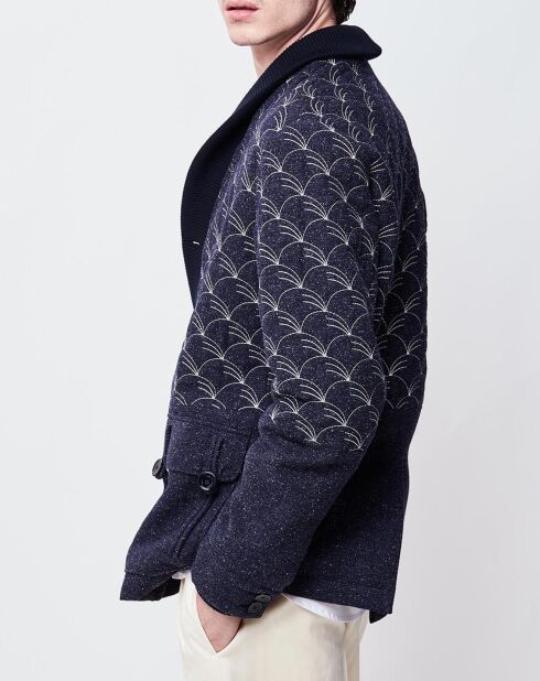 Blouson en Laine mélangée Max marine