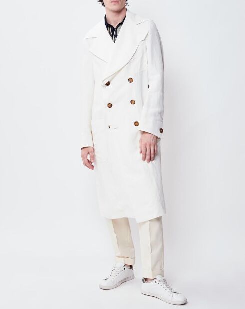 Trench en Lin & Soie James ecru